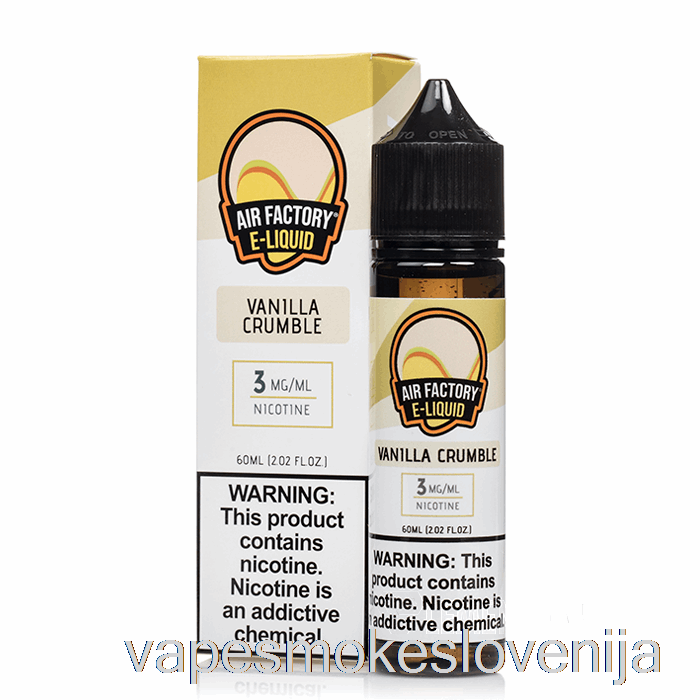 Vape Za Enkratno Uporabo Vanilla Crumble - Air Factory - 60ml 6mg